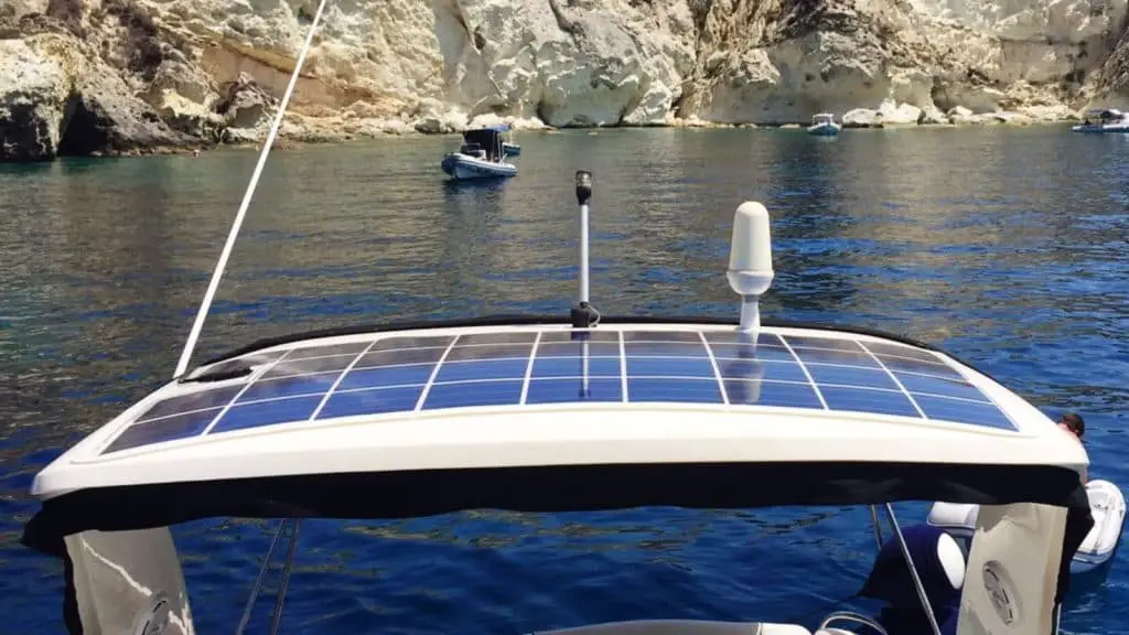 solar on a boat