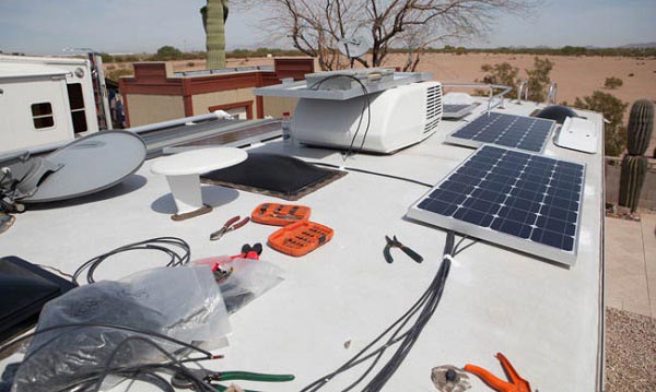 solar panel installation rv