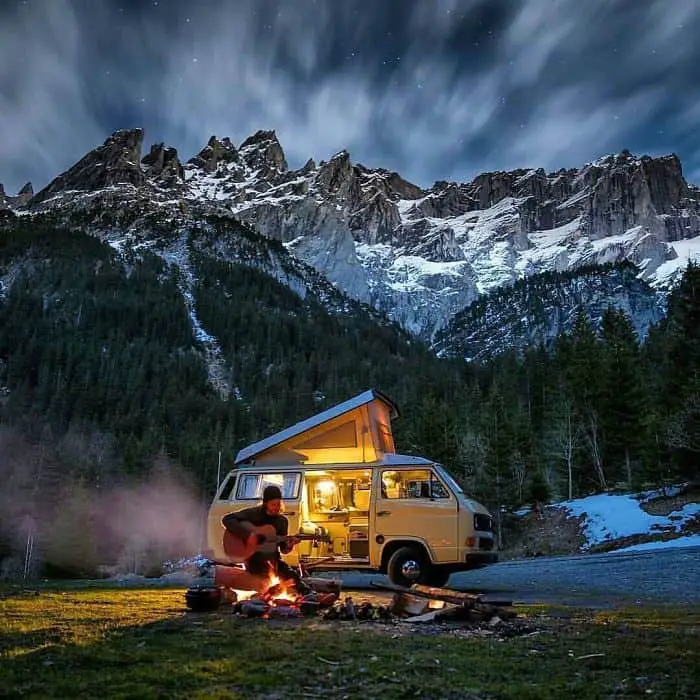 vanllife in the mountains