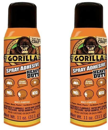gorilla spray adhesive