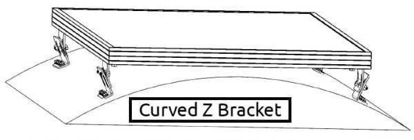 curved z brackets