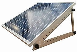 inclined mount solar panel