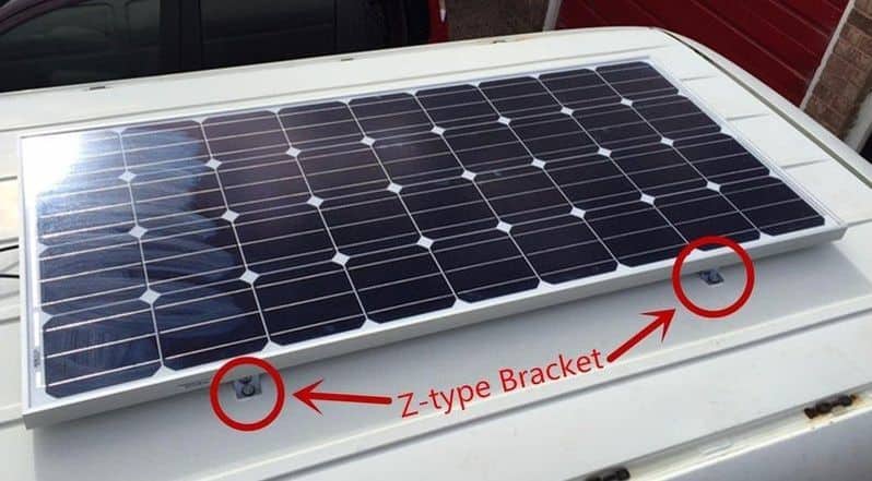 z type brackets with solar