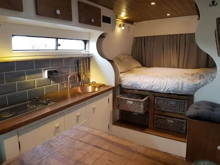 big van Counterspace kitchen