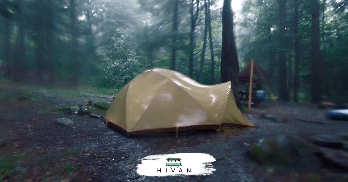 What To Do When Stuck in a Tent During a Thunderstorm