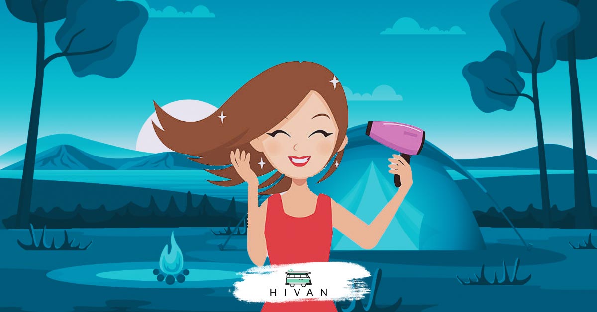 How To Dry Your Hair While Camping (7 Methods)