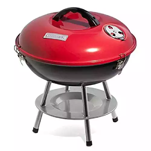 Cuisinart Portable Charcoal Grill, 14" (Red)