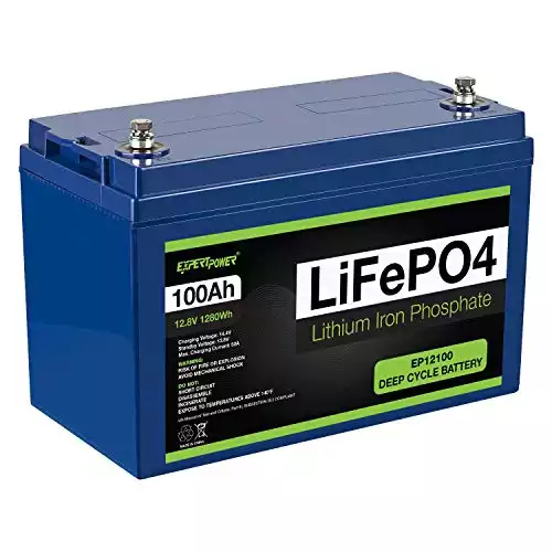 ExpertPower Lithium LiFePO4 100Ah 12V