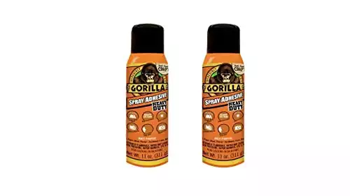Gorilla Heavy Duty Spray Adhesive, Multipurpose and Repositionable