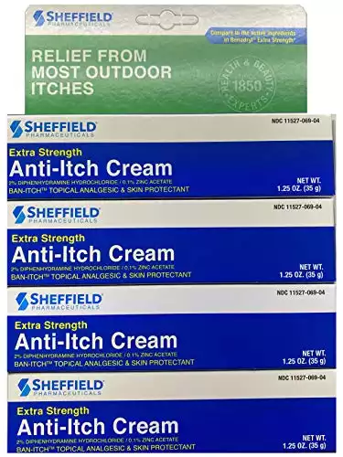 Dr. Sheffield's Anti-itch Cream with Histamine Blocker - 1.25 Oz. (4)