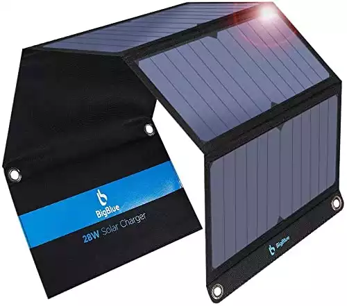 [Upgraded] BigBlue 3 USB Ports 28W Solar Charger