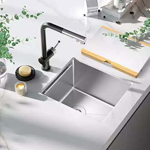TORVA 14-Inch Workstation Undermount Kitchen Sink