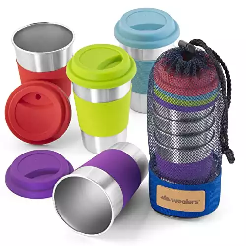Stainless Steel Cup Tumbler Set
