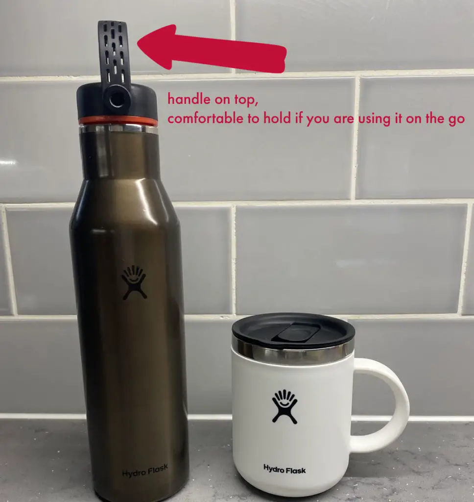 hydro flask handle with lid