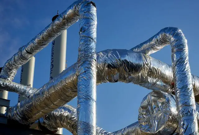 aluminium foil insulation around pipes