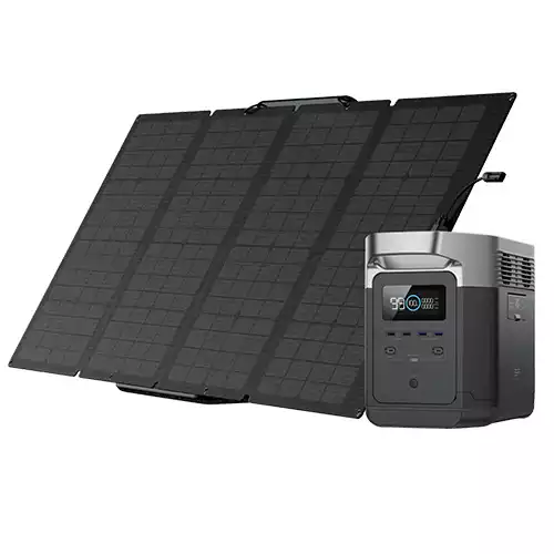 EcoFlow DELTA + 160W Portable Solar Panel