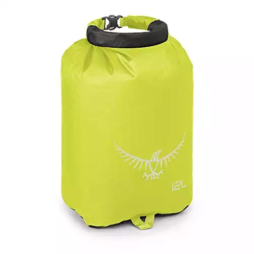 Osprey UltraLight 12 Dry Sack, Electric Lime, One Size