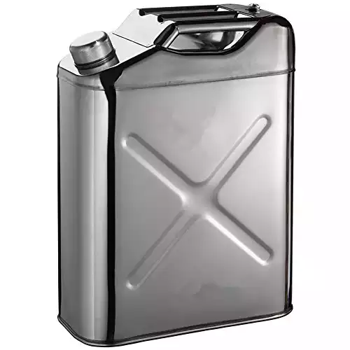Stainless Steel Water Can 5 Gallon 20 L Portable