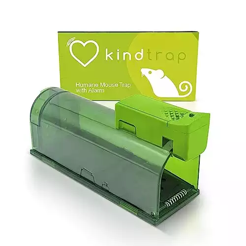 KindTrap - Humane Live Mouse Trap w/Smart Alarm