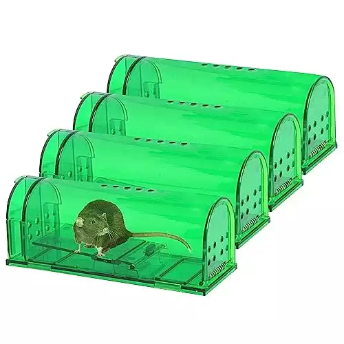 4 Pcs Humane Mouse Traps No Kill