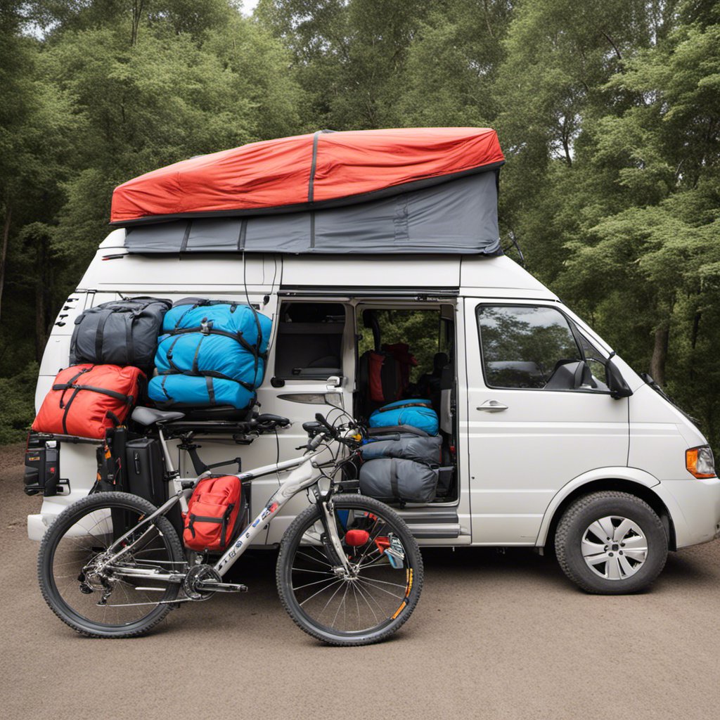 overloaded campervan