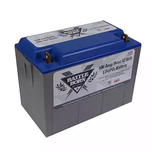 Battle Born LiFePO4 Deep Cycle Battery – 100Ah 12v